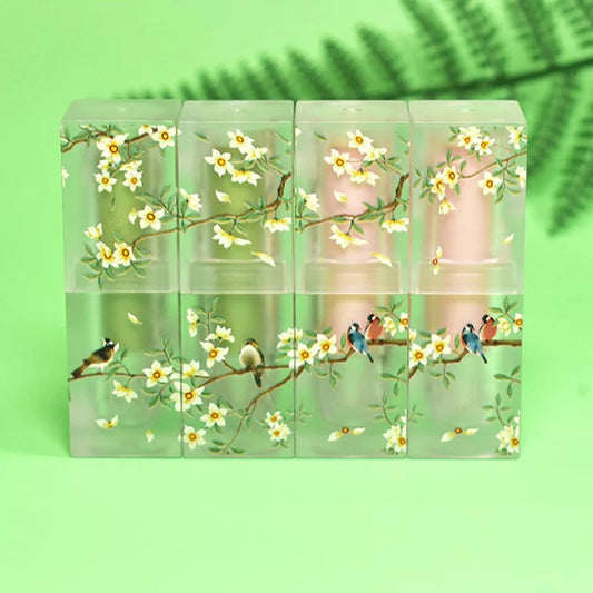 1pcs Small Fresh Scrub Square Lipstick Tube Empty Lip Balm Container Lips Tubes Cosmetic Makeup Tools