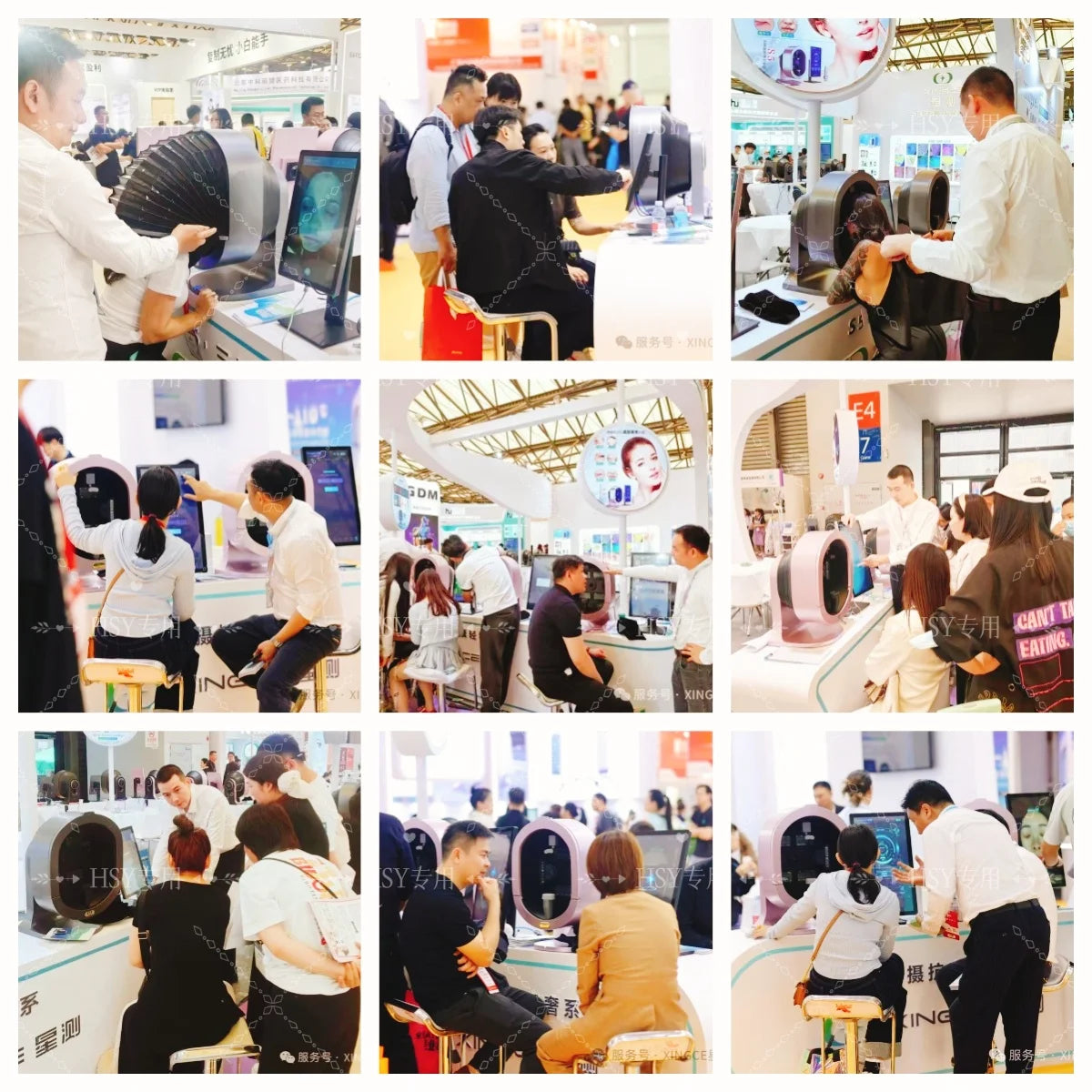 3D Facial Skin Analyzer Machine 21.5 Inch AI 8 Light Spectrum Skin Care Scanner Hair Analysis for Business Beauty Care