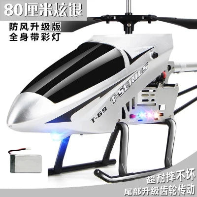 New RC Helicopter Drop-resistant Aircraft Charging With LED Lamps Helicopters Model UAV Kids Toy Gift For Kid