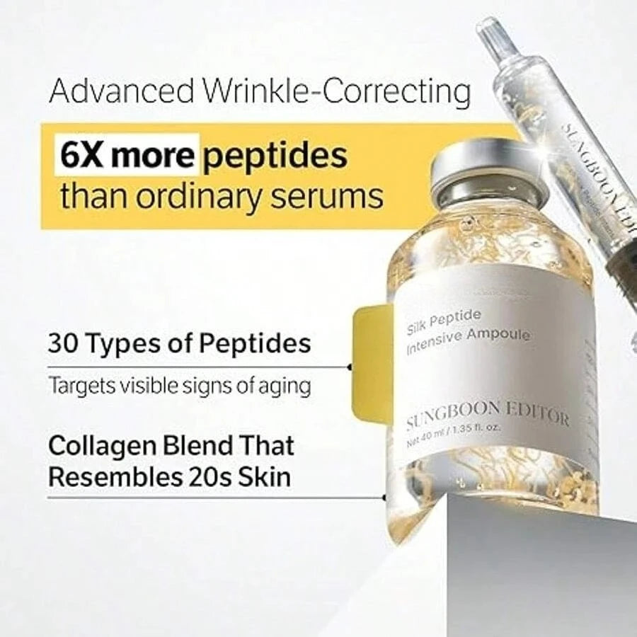 Collagen Anti-Aging Ampoule – Lifts Skin, Tightens Pores, Fades Fine Lines & Wrinkles