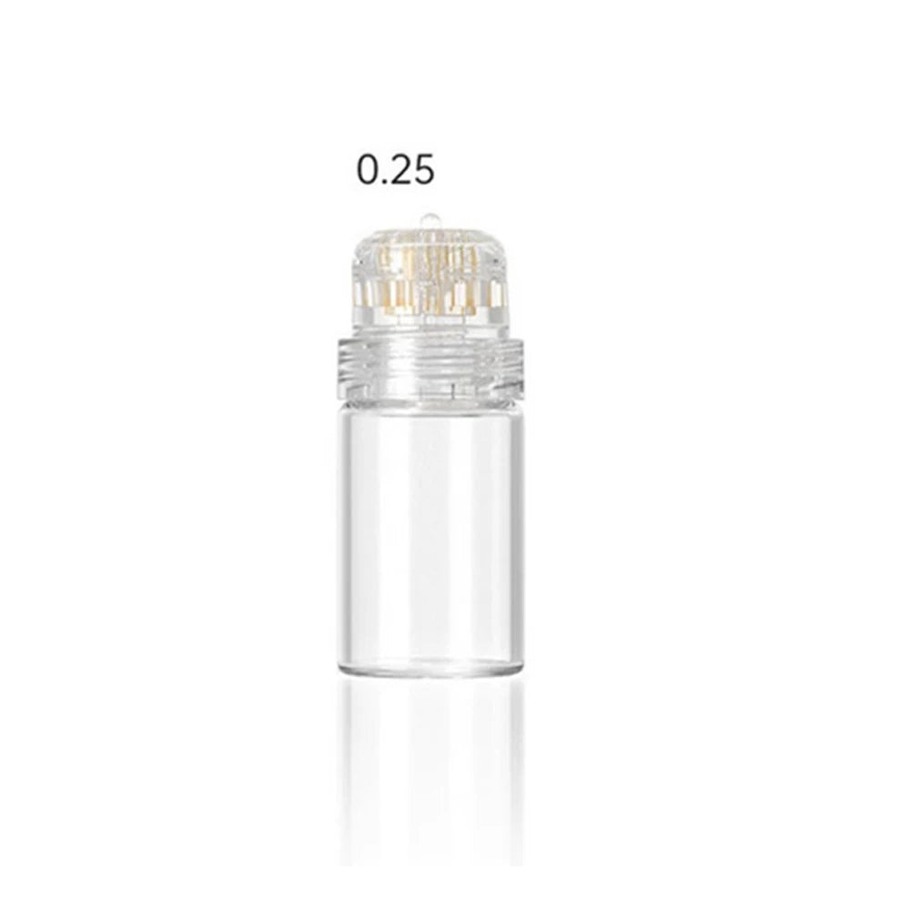 20Pins Derma Stamp Titanium Microneedling 0.25mm Derma Stamp Micro Needle for Personal Face Hair Beard Skin Beauty Care Tools
