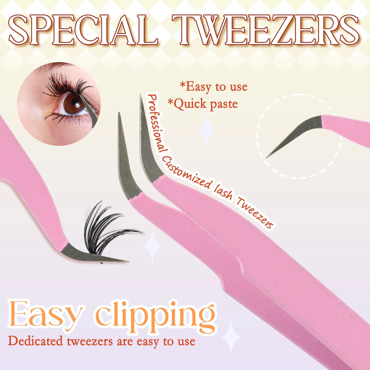 320pcs DIY Lash Extension Super Volume Cluster Count Lash Clusters Individual with Bond and Seal & Remover  Tweezers Makeup Tool