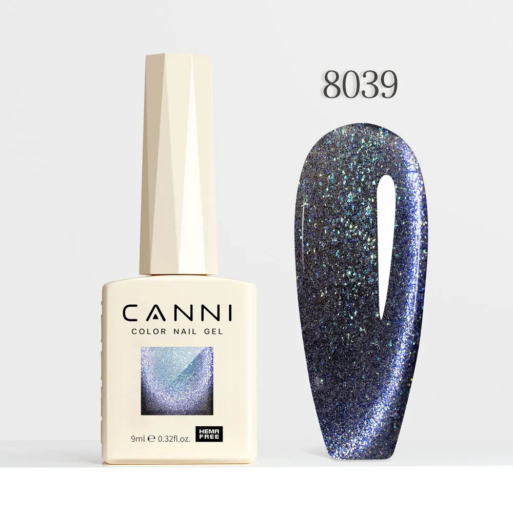 9ml CANNI Nail Gel Polish HEMA FREE Diamond Sparkle Sequin Gorgeous Color Venalisa Semi Permanent Soak Off UV LED Glitter Nails