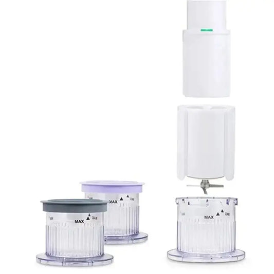 【BRAND NEW】For Cuisinart Compatible 2-Pack Dessert Cups With Lids For Fastfreeze 5-In-1 Ice Cream Maker