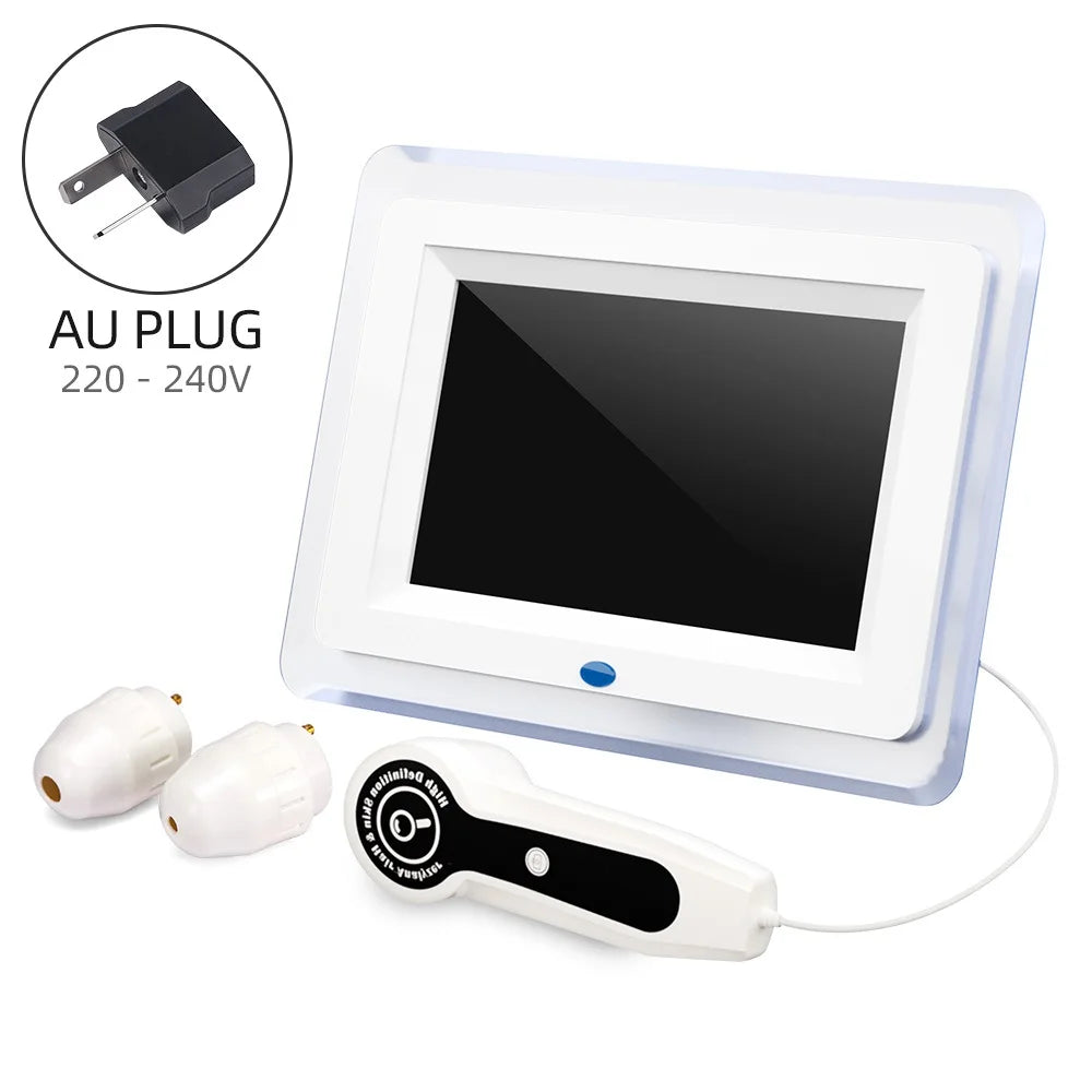 7 Inch LCD Scalp Detector Digital Hair Skin Analyzer Microscope for Hair Follicle Testing and Skin Analysis Magnifier 50/200X