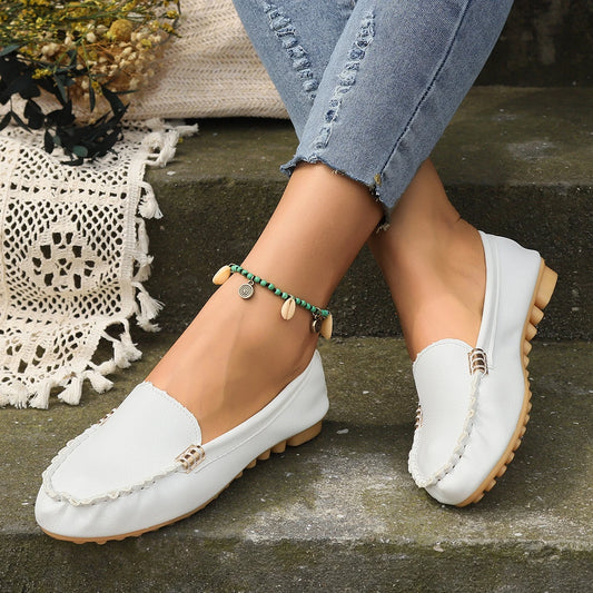 New Women's Casual Shoes Spring Autumn Flat Loafers Shoes Fashion Non-slip Soft Denim Flat Shoes Zapatos De Mujer Plus Size 43