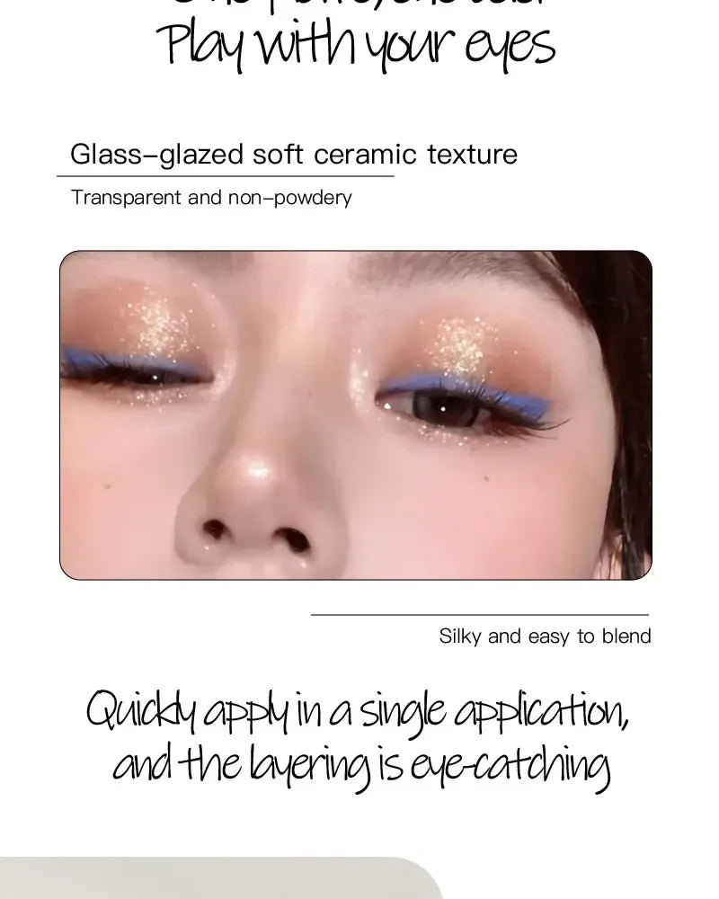 Red Brown Eyeshadow Palette Multifunctional Makeup Palette Silky Matte Coral Red Eyeliner Silkworm Lower Shadow Eyeliner Makeup