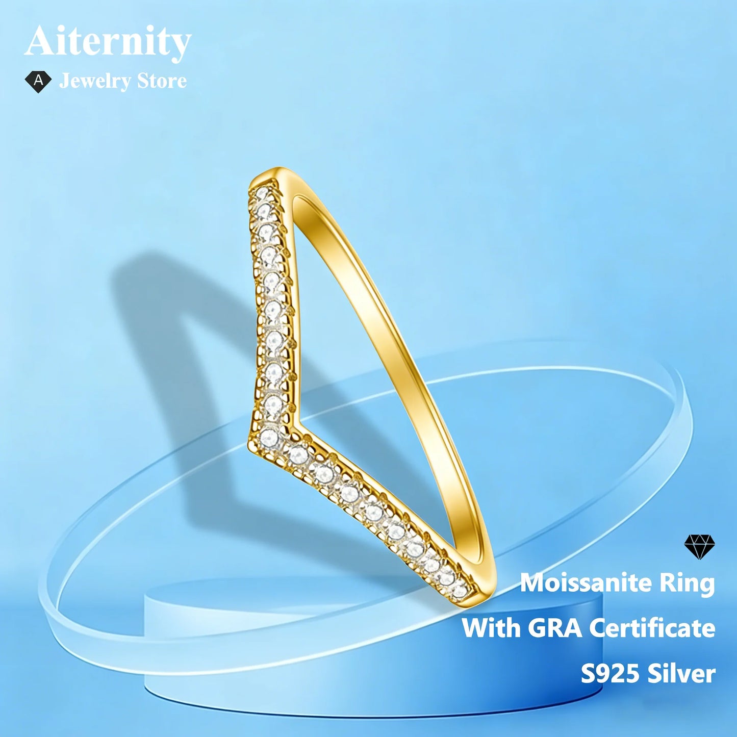 [Discount] With GRA Certificate Moissanite Ring D Color VVS1 For Man and Women Band Anniversary Wedding Engagement Celebration