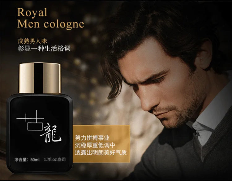 Men Pheromone Gentleman Perfume Natural Fresh Long-lasting Fragrance Cologne Perfume Couple Love Date Eau De Parfum 50ml