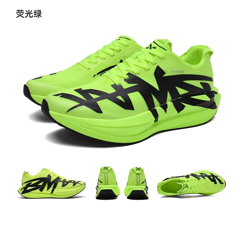 Running Shoes Men Carbon Board Marathon Sports Professional Breathable Lightweight Womens Comfortable Athletic Antislip Sneakers
