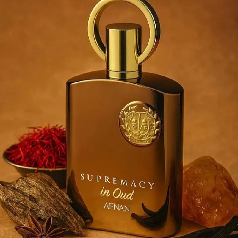 AFNAN Supremacy in Oud Perfume 100ml Unisex Eau De Parfum Long Lasting Oriental Woody Oud Fragrance Musk Patchouli Luxury Scent