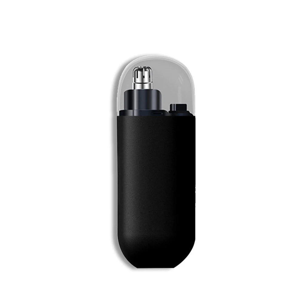 Nose Hair Trimmer USB Charging Dual-Edge Blades Electric Portable Men Mini Nose Hair Trimmer Face Care Kit Tools