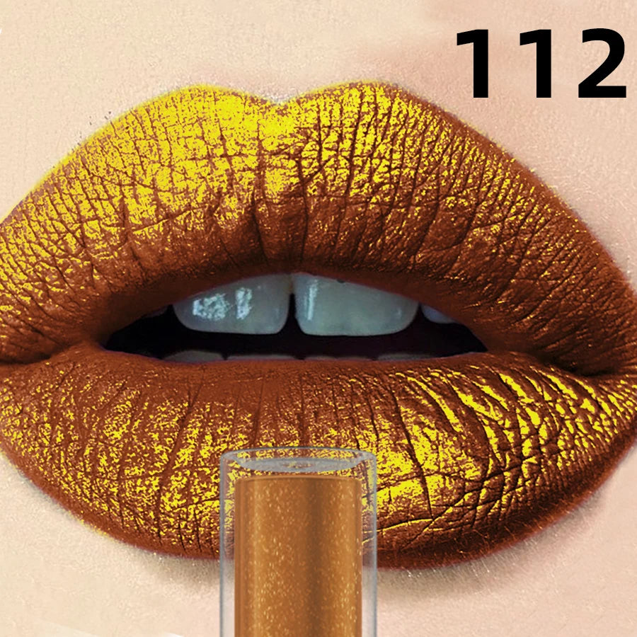 14 Colors Sparkling Shine Lip Glaze Glitter Metallic Long Lasting Lip Gloss Waterproof Liquid Lipstick Makeup Lip Oil Gifts
