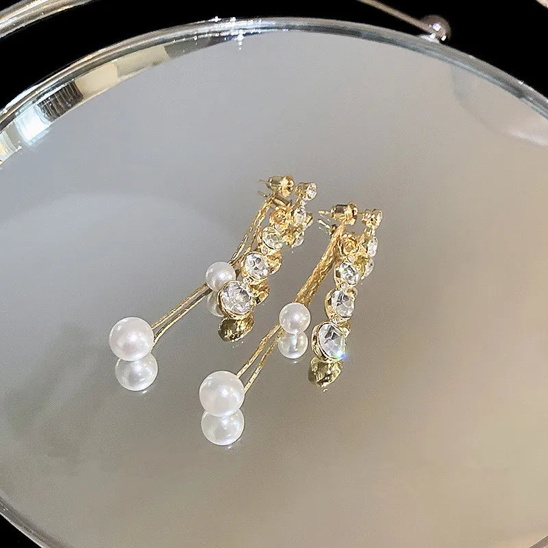2023 New Fashion Trend Unique Design Elegant Delicate Green Zircon Flower Earrings For Women Jewelry Wedding Party Premium Gifts