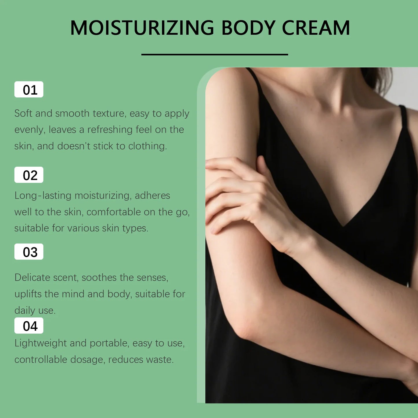 95% Aloe Vera Moisturizing Body Cream with 5% Coconut Oil Gentle Nourishing Tightening Skin Collagen Nicotinamide Body Lotion