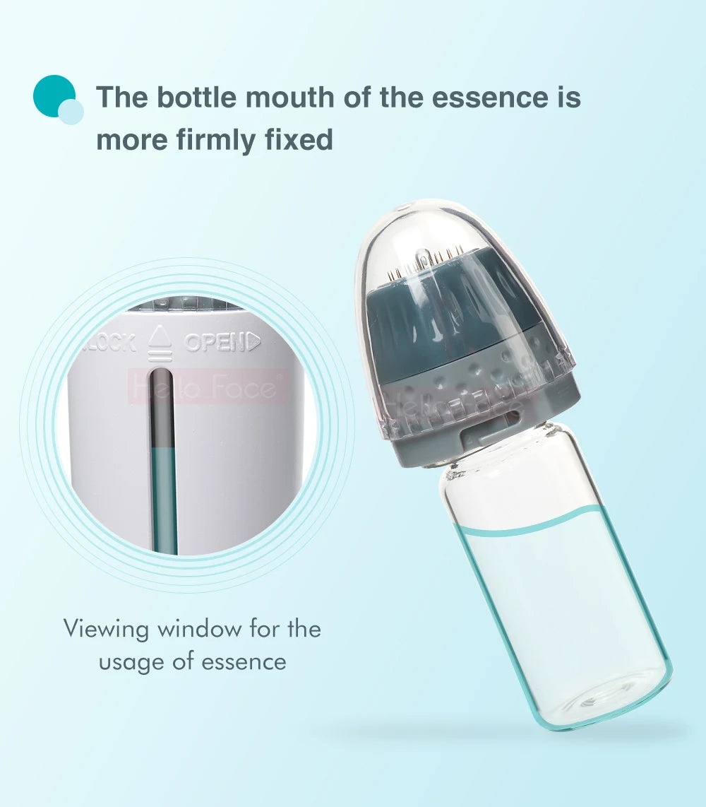 Hello Face Derma Stamp Titanium Microneedle Bio Needle H24 Hydra Needle Efficient Adjustable Needle 0.25 mm needle length