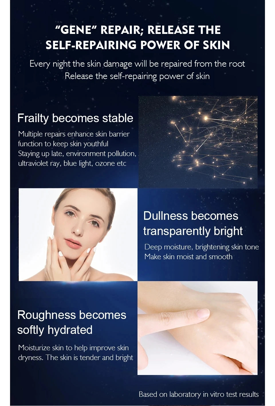 Moisturizing Face Serum and Cream Brighten Firming Anti-wrinkle Collagen Pre-Essence Caviar Eye Cream Dark Circle Eyebag Remover