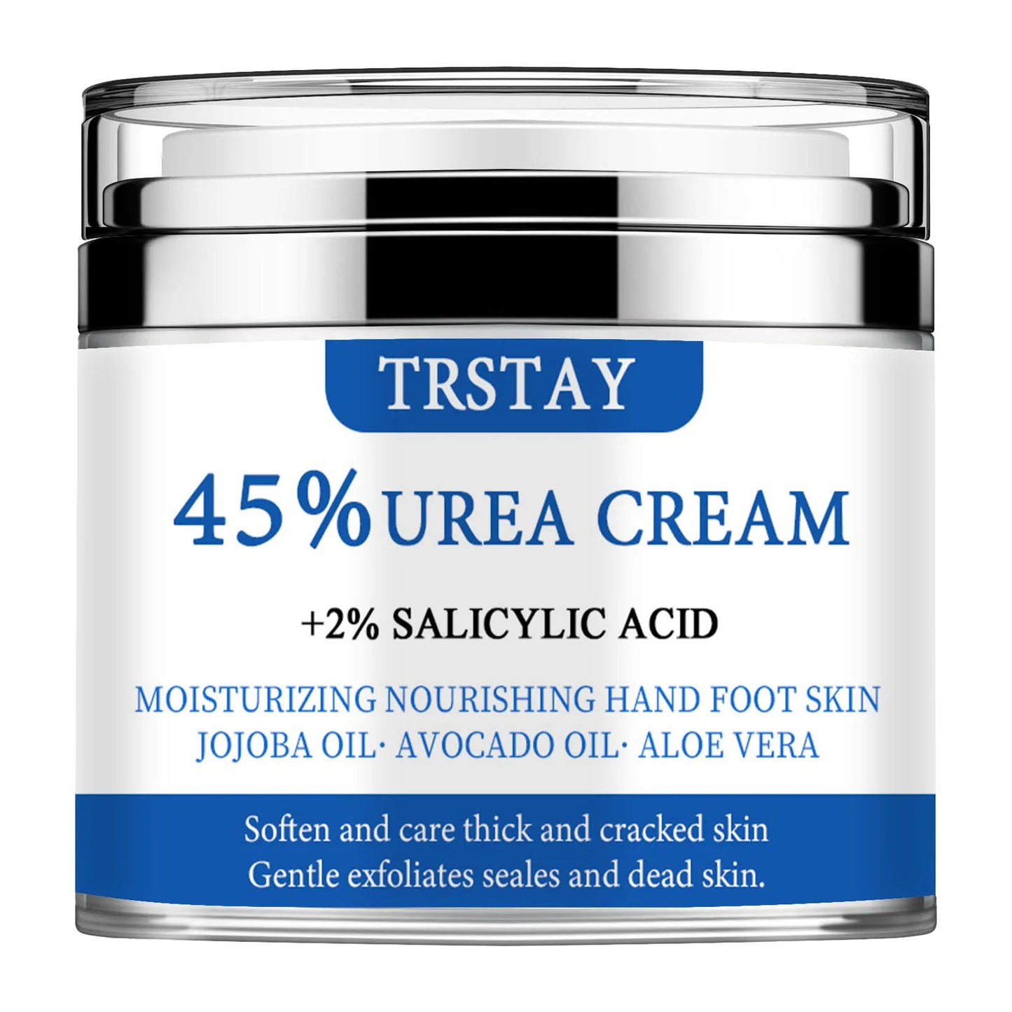 Urea Cream 45% Plus 2% Salicylic Acid, Callus Remover Foot Moisturizer Hand Foot Cream For Dry Cracked Feet from Toes to Heels E