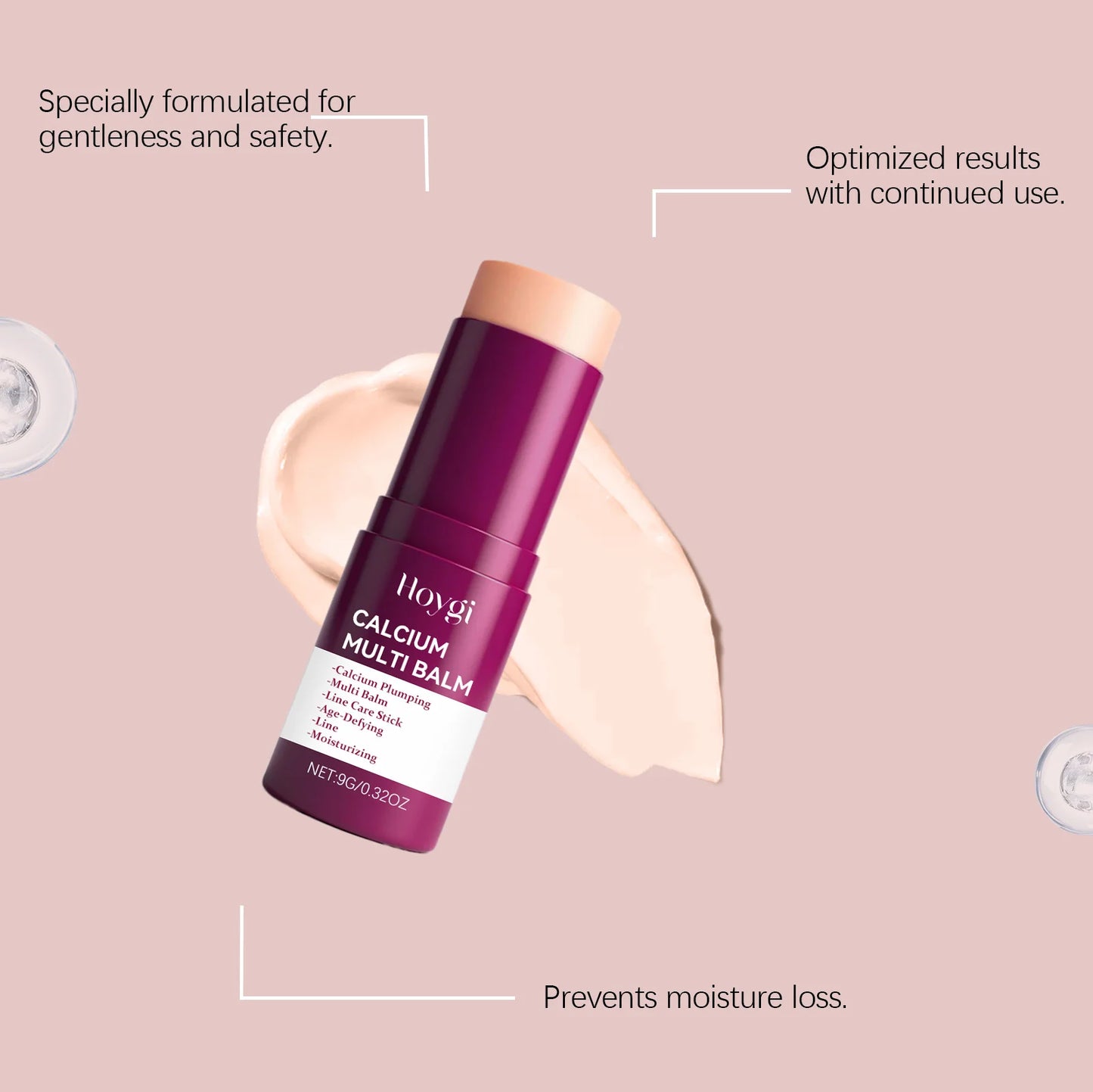 Calcium Multi Balm Firming Lightweight Hydrating Face Balm Tightening Smoothing Moisturing Stick Daily Skincare