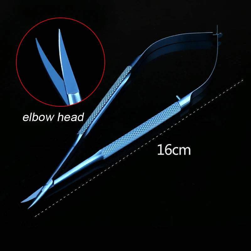 1pcs Corneal Scissors Micro Surgical Vannas Titanium Stainless Steel  Micro Scissors