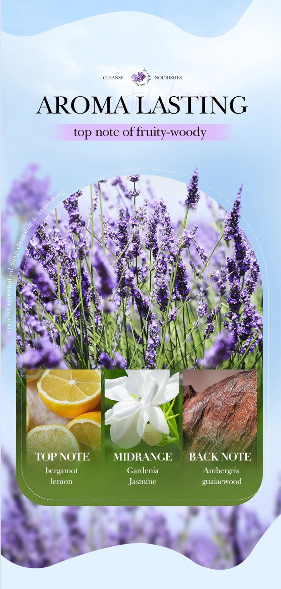 Lavender Essential Oil Soap, Handmade Soap, Facial Cleansing And Bath Soap, Deep Cleansing Skin Soap