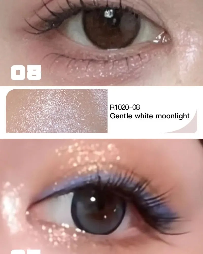 Red Brown Eyeshadow Palette Multifunctional Makeup Palette Silky Matte Coral Red Eyeliner Silkworm Lower Shadow Eyeliner Makeup