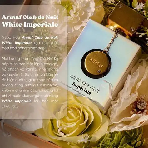 Armaf Club De Nuit Imperiale Edp 105ml – Women Sweet Floral Amber Long Lasting Perfume, Elegant Luxury Gift