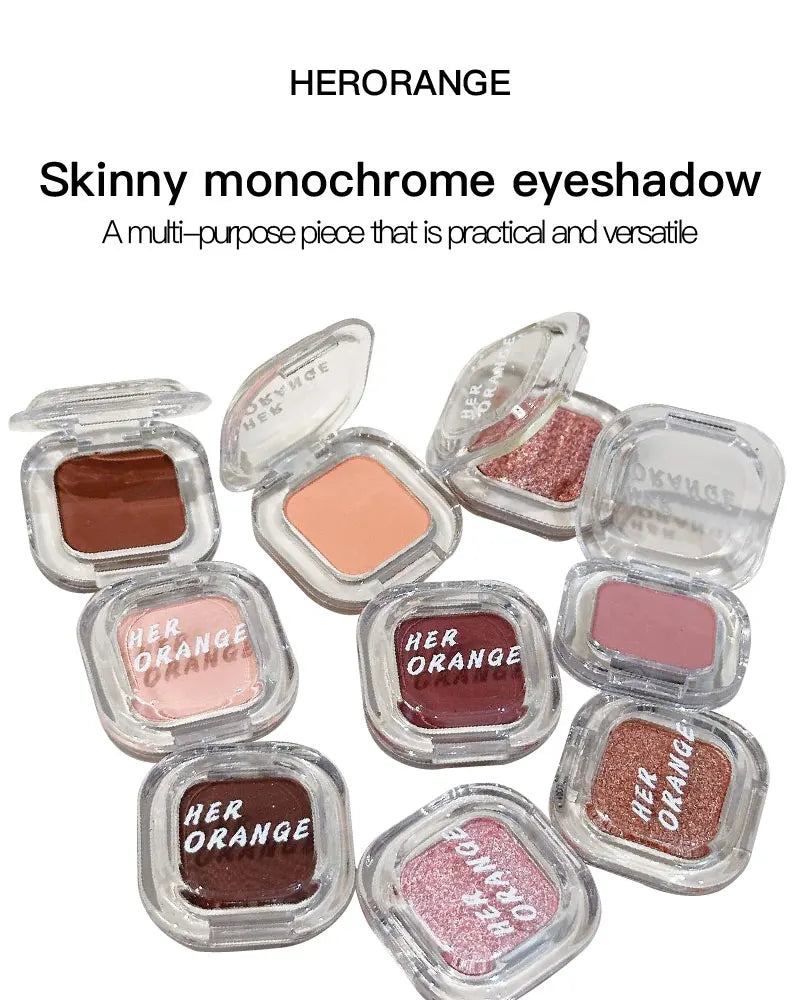 Red Brown Eyeshadow Palette Multifunctional Makeup Palette Silky Matte Coral Red Eyeliner Silkworm Lower Shadow Eyeliner Makeup