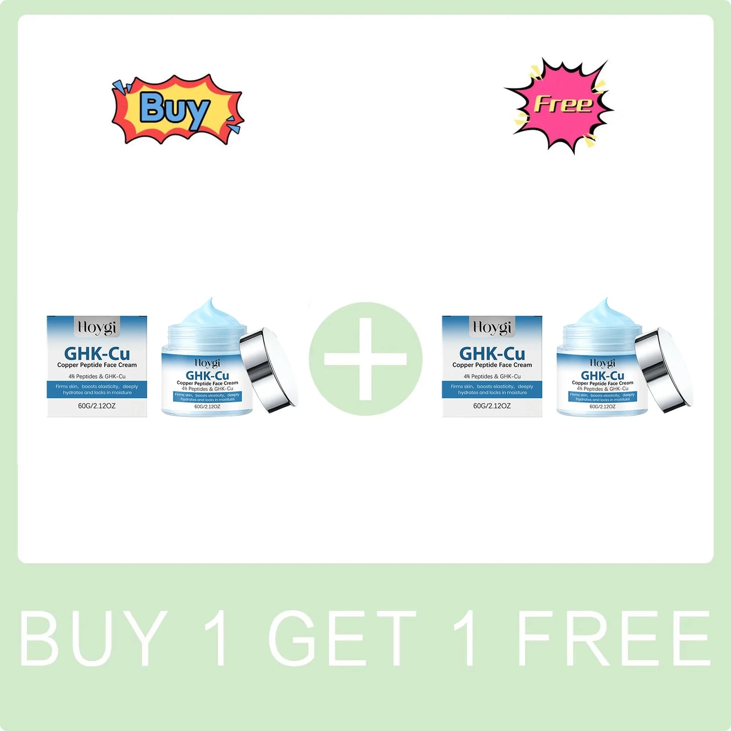4 % Ghk-Cu Copper Peptide Cream Copper Peptide Face Cream Boost Elasticity Strengthen Skin Barrier Nourishing Firming Skin Care