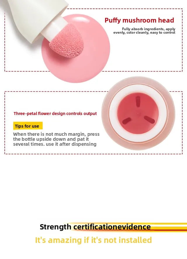 Judydoll Natural Flushed Liquid Blush - Brightening Glow Cheek Tint for Radiant Blurring Effect