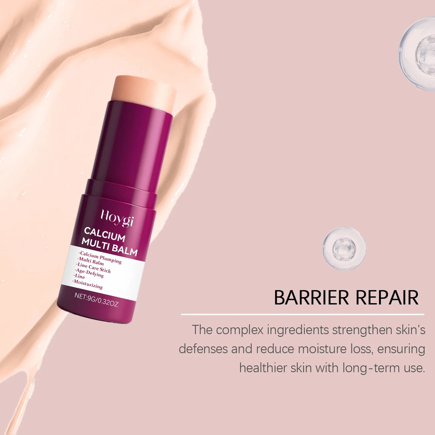 Calcium Multi Balm Firming Lightweight Hydrating Face Balm Tightening Smoothing Moisturing Stick Daily Skincare