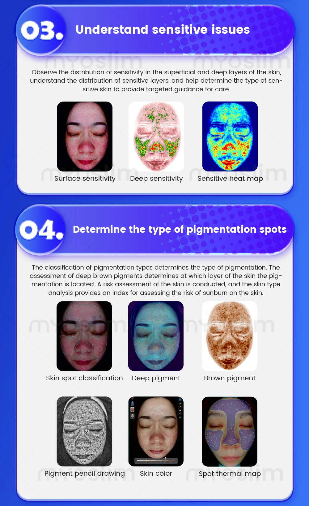 3D Facial Skin Analyzer Machine 21.5 Inch AI 8 Light Spectrum Skin Care Scanner Hair Analysis for Business Beauty Care