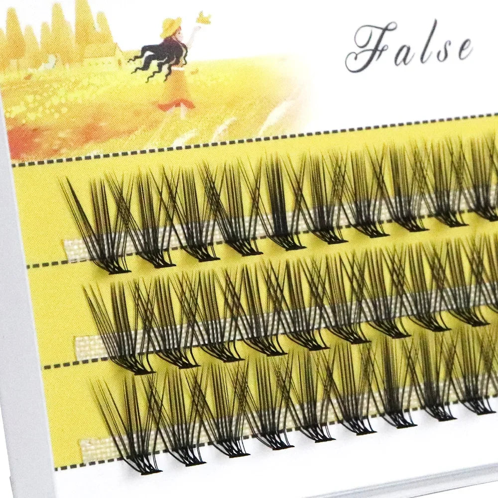 Natural Mink Eyelash Extensions, New 20D C/D/L Curl Lashes Cluster, Personal Eyelashes, Individual Lashes, Makeup Tools