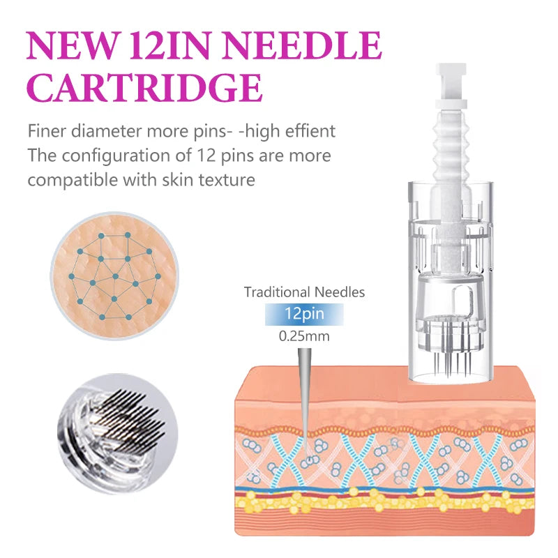 Electric Dr. Pen Ultima M7 Professional Derma Pen Nanoneedles Tatoo Machine 0.25mm Needle Skincare Tool SPA Care