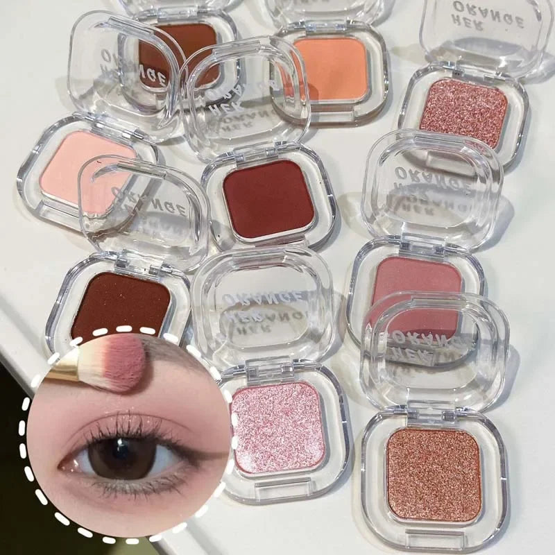 Red Brown Eyeshadow Palette Multifunctional Makeup Palette Silky Matte Coral Red Eyeliner Silkworm Lower Shadow Eyeliner Makeup