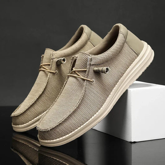 Dude Canvas Shoes Men Casual Slip on Shoes Alpargatas Hombre Moccasins Mocassin Homme Lightweight Breathable Plus Big Size 50