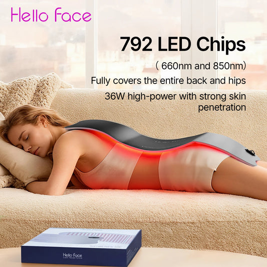 Hello Face L7 Red Light Pad For Seniors, Pets, Desk Warriors, Athletes – Relieve Pain, Inflammation & Fatigue