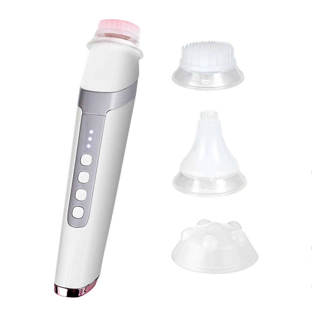 4 Tips CO2 Bubble Pen Aqua Skin Face Cleansing SPA Beauty Device CO2 Pods Massager Portable Oxygen Bubble Facial Machine