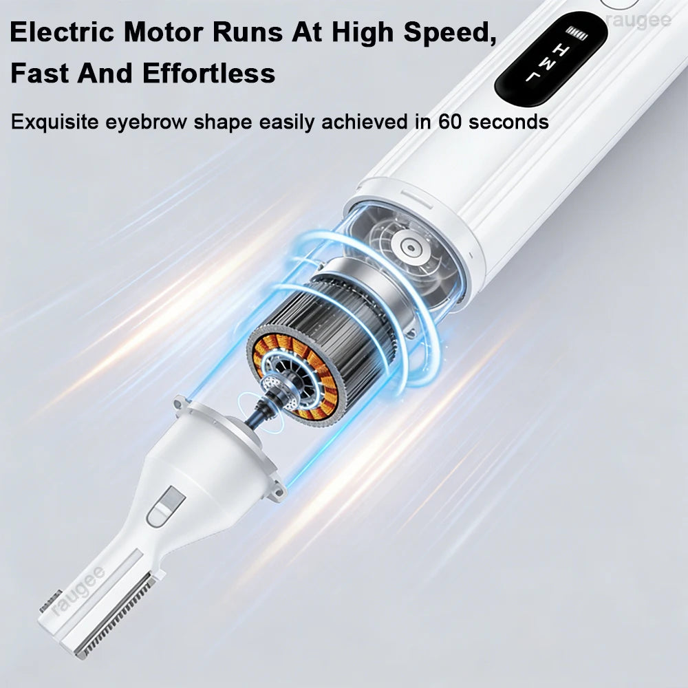 Electric Eyebrow Trimmer Electric Face Hair Remover Eyebrow Hair Trimmer Mini Portable Women Body Hair Shaver Remover