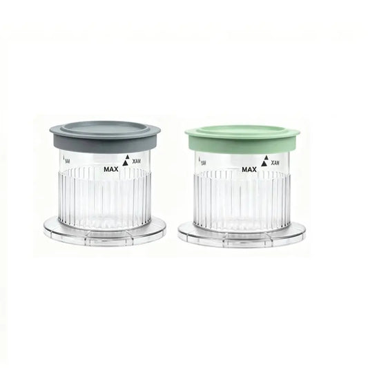 【BRAND NEW】For Cuisinart Compatible 2-Pack Dessert Cups With Lids For Fastfreeze 5-In-1 Ice Cream Maker