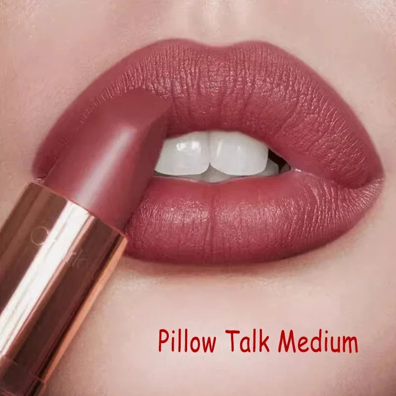 Charlotte Tilbury Moisturizing Lip Gloss Silky Velvet Lipstick Exfoliating Long-Lasting Concealing Cosmetics With Box Gifts