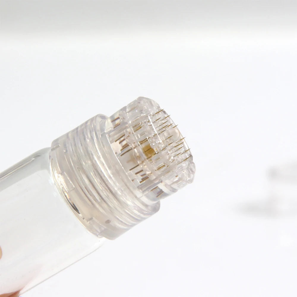 64/20 Hydra Needle Roller Titanium Microneedle Tips 0.25mm Automatic Gold Derma Stamp Skin Care