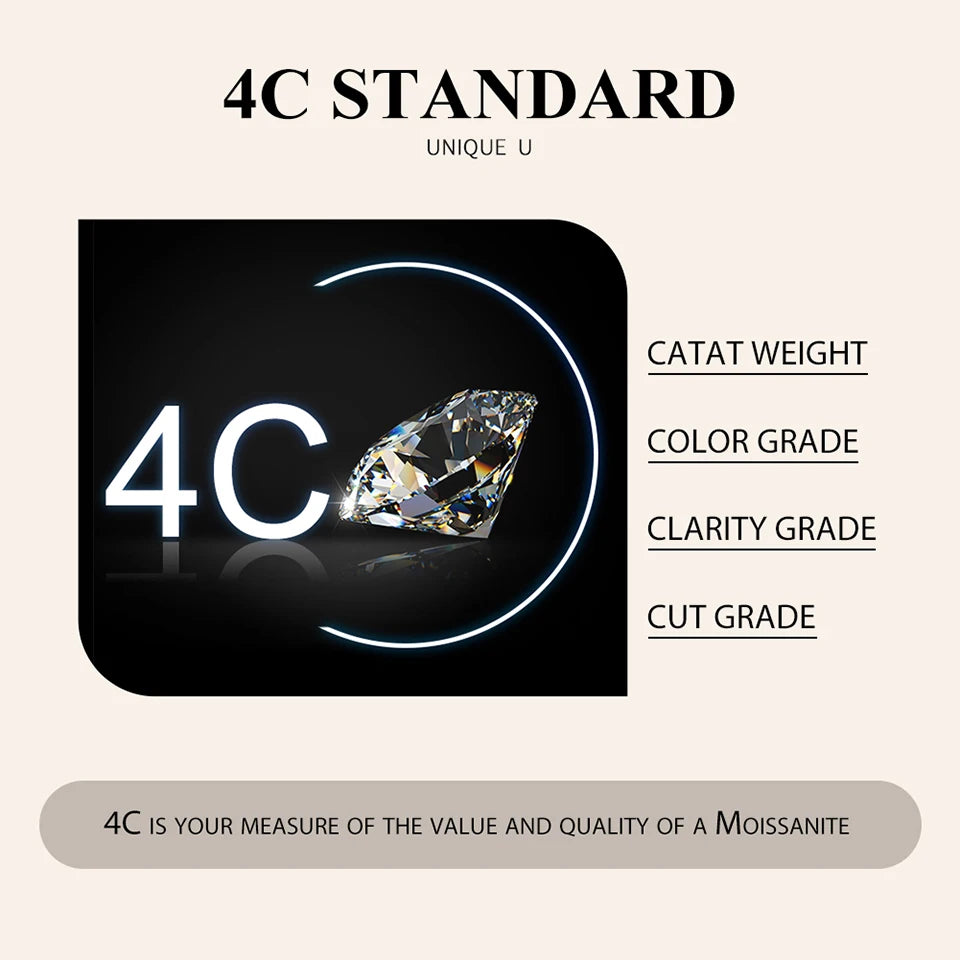WOSTU Circle Swirl Moissanite Wedding Ring for Women 925 Sterling Silver Diamond Cut Engagement Ring Girl Party Anniversary Gift