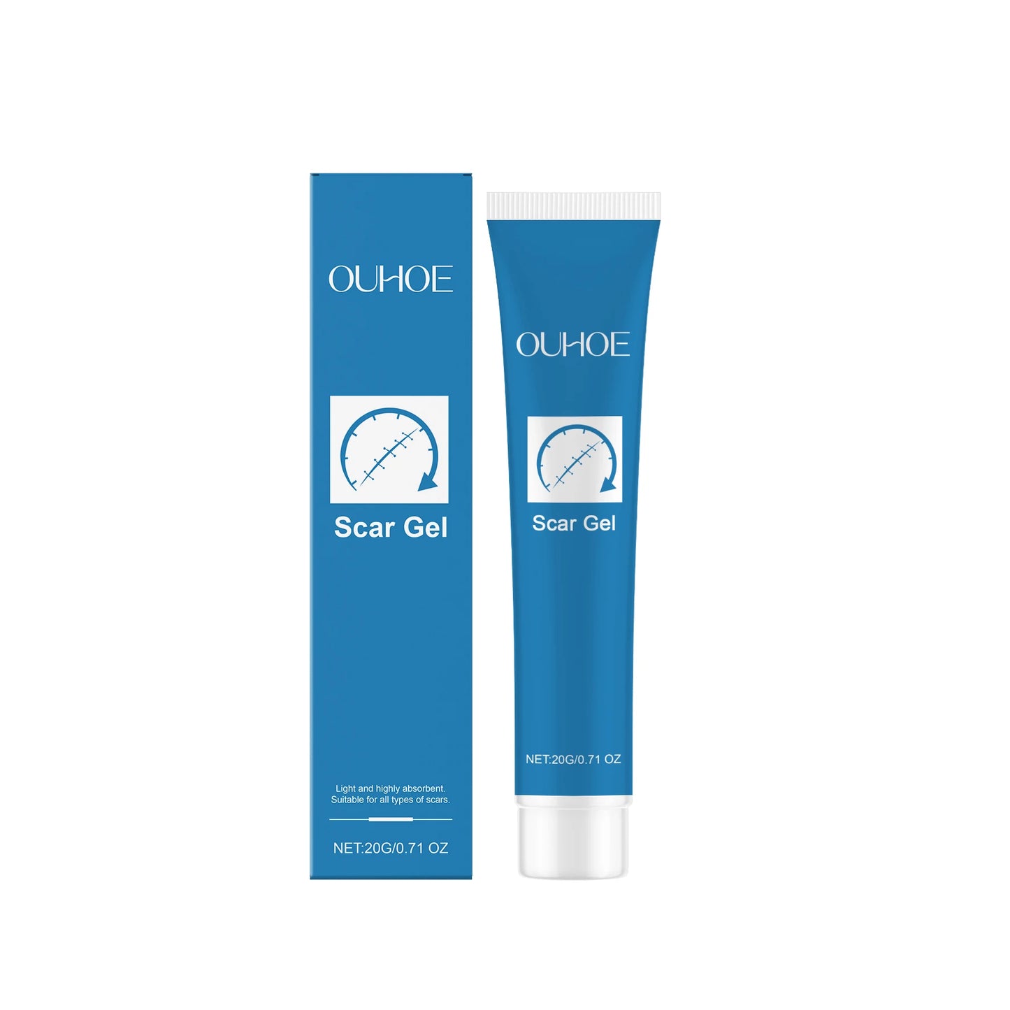 Ouhoe Scar Gel Scar Repair Cream Fade-Out Scald Scar Skin Wound Cream Stretch Marks Acne Marks Repair Gel Skin Care Products