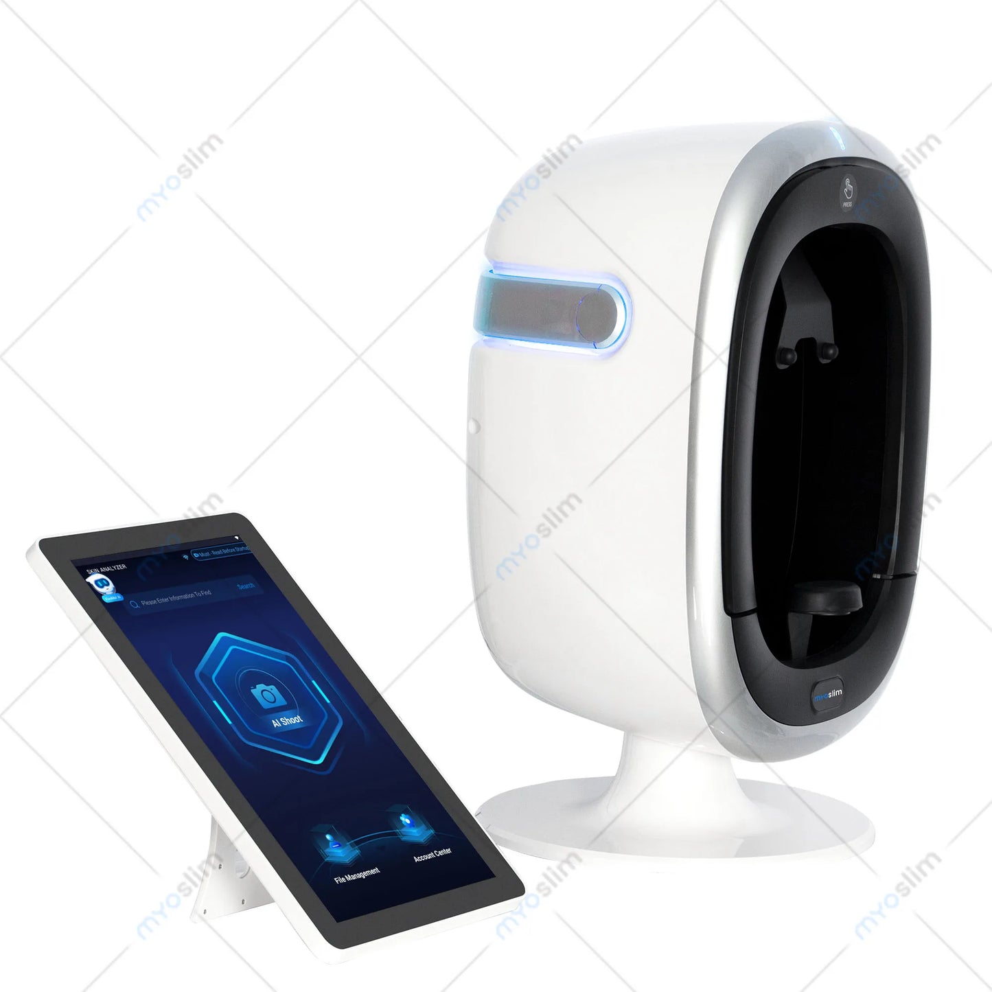 AISIA  O1 3D AI Facial Skin Analyzer Detection Skin Problem Diagnosis 8 Spectrum Professional Analysis Beauty Salon Equipment
