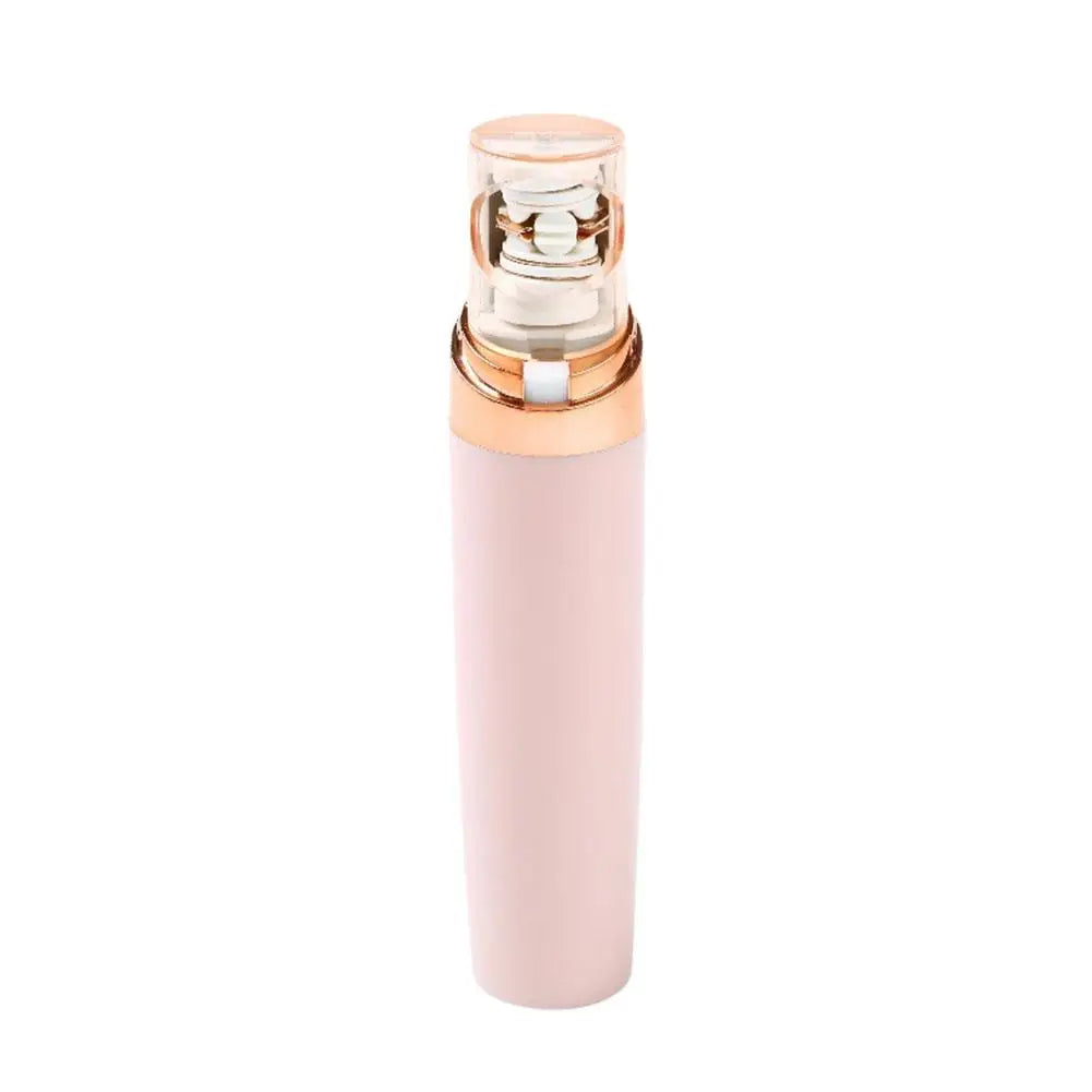 Effective Rechargeable Face Epilator Long-Lasting Waterproof Body Hair Removal with LED Lights Facial Electric Shaver for Woman