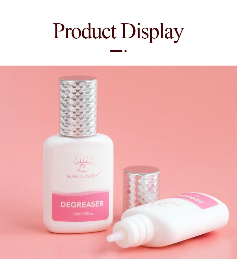Songlashes Degreaser EffectctivelyStrlie and Remove the Oil and Dust on EyelashesTransparent ColorHigh Quality Professional