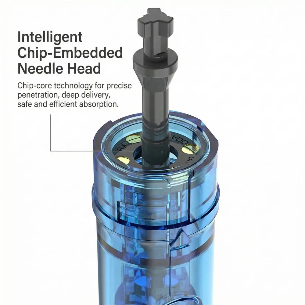 1PCS Original Dr. pen M9 Microneedling Pen 0.2mm 6 Speeds Type-C Charger 10 Cartridges Needle