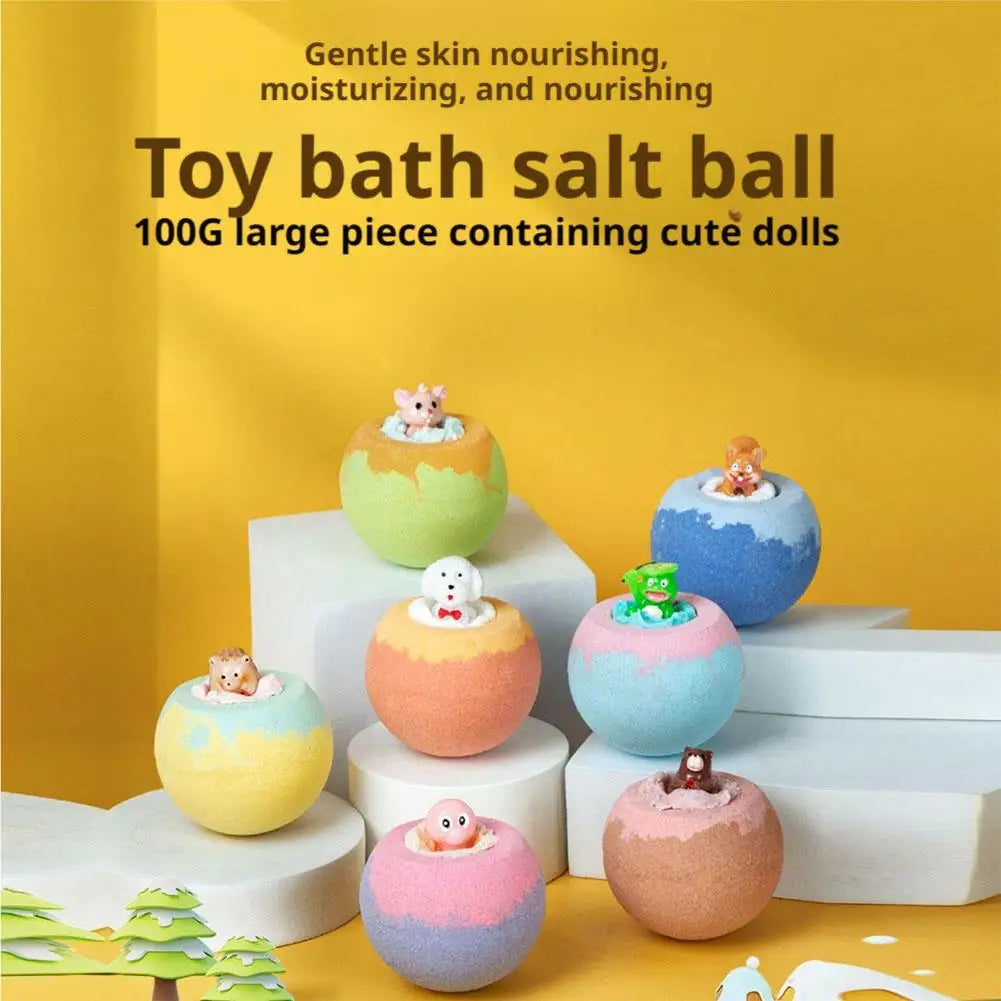 2026 Essential Oil Bath Salts Ball Bathtub Bath Ball Exfoliating Moisturizing Cleaning Body Bubble Balls Shower Accessories