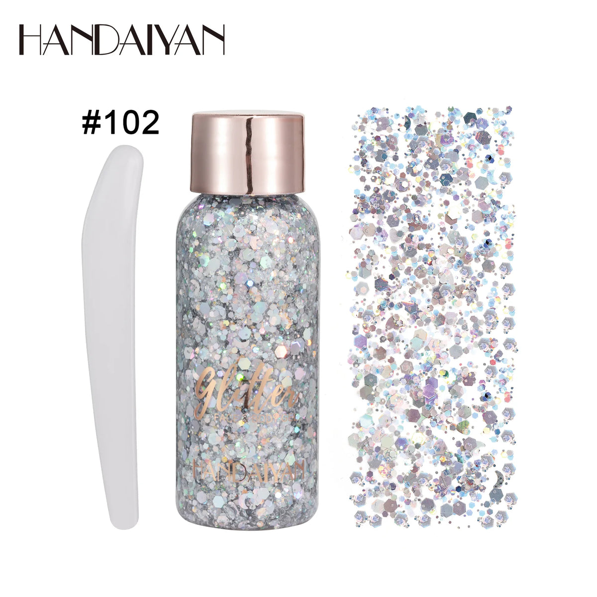 9 Shade Glitter Gel Long Wear High Pigment Sequins For Hair Eyes Face Body Nail Party Festival Makeup Art